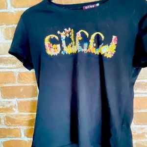 Stretch design tshirt GG